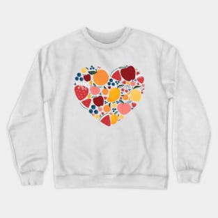 Fruits love heart Crewneck Sweatshirt